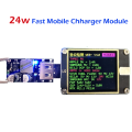 24w QC3.0 QC2.0 2-Channel 6-32V DC Supply to 5v 9v 12v (Auto) Fast Charger Double USB 12v Battery to Quick Mobile Charging Circuit Board. 