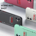Hontinga for Samsung Galaxy A12 5G / 4G / M12 Case New NASA Design Side Design Phone Case Square Edge Pattern Liquid Silicone Cases Full Cover Camera Soft Protection Case. 