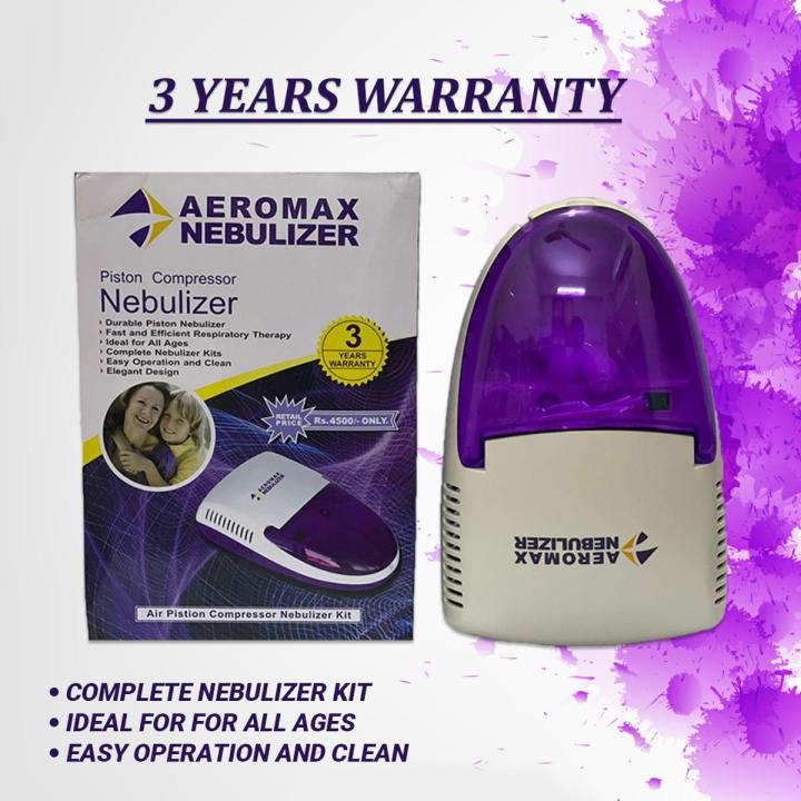 Ucheck Nebulizer by Aeromax Neb Air Piston Compressor Nebulizer Kit - 3 years warranty