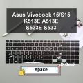 Asus Keyboard Cover Vivobook S15 K513E S533E S533 A513E M513 M513U S530U S5600 Vivobook 15.6 Keyboard Protector Laptop. 