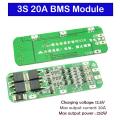 3S 20A BMS 11.1V to 12.6V Li-ion 18650 Lithium Battery Charger Protection Board. 