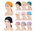 Pack of 6 Under Scarf Hijab Caps for Women | Adjustable Hijab Caps with Tie-Back Closure. 