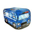 Pop-Up Police Bus Play Tent - Foldable Indoor/Outdoor Adventure. 