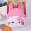 Small Hello Kitty Stuffed Bag for Boys and Girls School Bag Gift for Kids-White Face. 