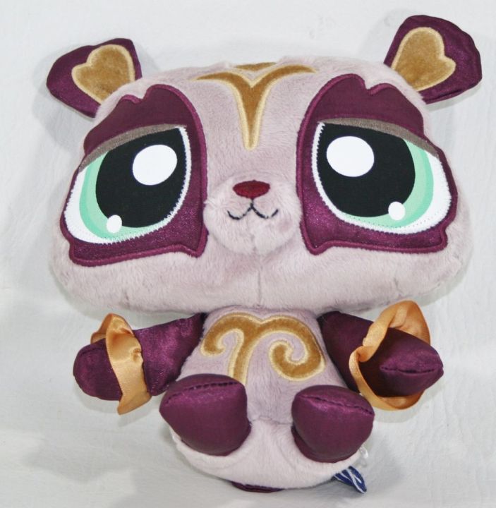 LITTLEST%20PET%20SHOP%20PANDA%20PURPLE%208"%20STUFFED%20ANIMAL%20PLUSH%20-%20Image%202