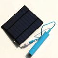 5W 5V Solar Panel ed Fan, Mini Portable Ventilation Cooling Fan 4-Inch USB Portable Fan for Camping Yacht Dog House. 
