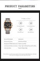 Poedagar Luxury Men's Watches Waterproof Stainless Steel Strap Quartz Men's Watches Luminous Calendar Luxury Brands Fashion Watches for Men. 
