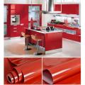 108 inch Wallpaper PVC Sheet For Kitchen Cabinet Door Wall Table Fridge - RED. 