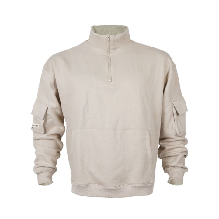 HashBack Men's Quarter Zip Pullover Premium Long Sleeve Lightweight Mock Neck Shirt Tops Comfort Golf Running Sweatshirt