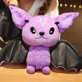 Bat Animal Plush Toy Skin-friendly Breathable Fine Workmanship Home Decor Stuffed Plush Doll for Home. 