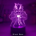 New 3d Led Light Anime Blue Exorcist Rin for Bedroom Decor Night Light Kids Brithday Gift Manga Room Desk 3d Lamps Blue Exorcist. 