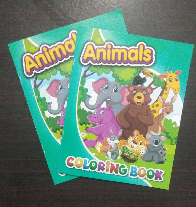 Animals coloring books for small kids Learning color and painting book