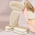 High Heel Pads Women Insoles for Pain Relief Shoes Adjustment Back Feet Care Soft Non-slip T-shape  Sponge Shoe Footwear Grips back Liner Insole Pads. 