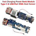 Fast Charging Power Bank Module QC Supported Module Type-C and Usb Port With Charging Lights Indication. 