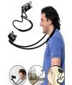 Universal 360 Degree Rotation Flexible Neck Snake Stand Phone Selfie Holder - Black. 
