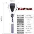 Double Heads Heating Body Massager – Electric Facial Deep Tissue Fitness Massage Stick – Head Neck Waist Leg Muscles Pain Relief Massage Hammer – Handheld Deep Tissue massage – Full body Tapping Massager - Body Shaping Exercise Massaging machine. 
