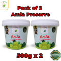 Pack of 2 Amla Murabba | Amla Preserve  | Amla Muraba  | Maraba  | Amla Ka Murrabba 500Gram By The Herbal ( Pure Nature ). 