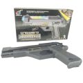 Battery Operated Light and Sound ToyGun For Kids Telescopic Barrel. 