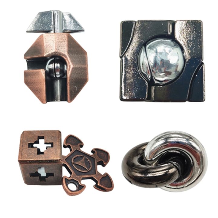 2022 NEW Classic Puzzle High IQ 5★ Lock Tooth Metal Brain Teaser Magic Baffling Puzzles Game Toys for Children Adults