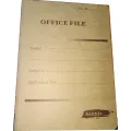 Office Card File Brown (Thick) (50 Pcs). 