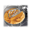 Anex Deluxe Stand Mixer | Model AG-820 | Dough making and mixing | 7.0 Liters Stainless Steel Big Bowl with Transparent Cover | Metal gear system for perfect and consistent mixing | 6 speed setting with pulse control | 2 Year Brand Warranty. 