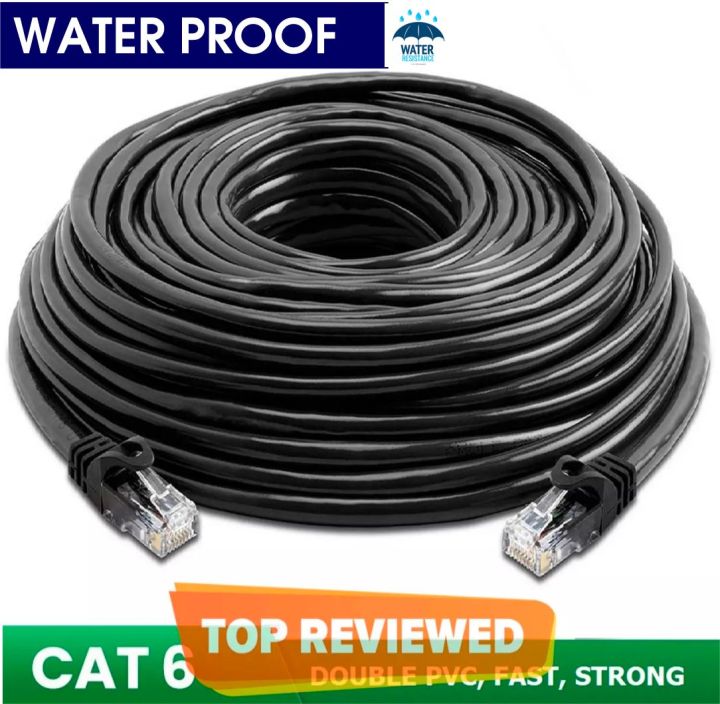 1m,2m,5m,10m,15m,20m,25m,30m,40m,50m, 60m, 70m, 80m, 90m, 100m, 120m, 150m, 305 Meter Network cable LAN Cable Ethernet Cable For Modem to Laptop Cat6 Blue/Black Color
