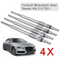 car and motors 4X Diesel Heater Glow Plug For Audi Mitsubishi Seat Skoda VW 2.0 TDI. 