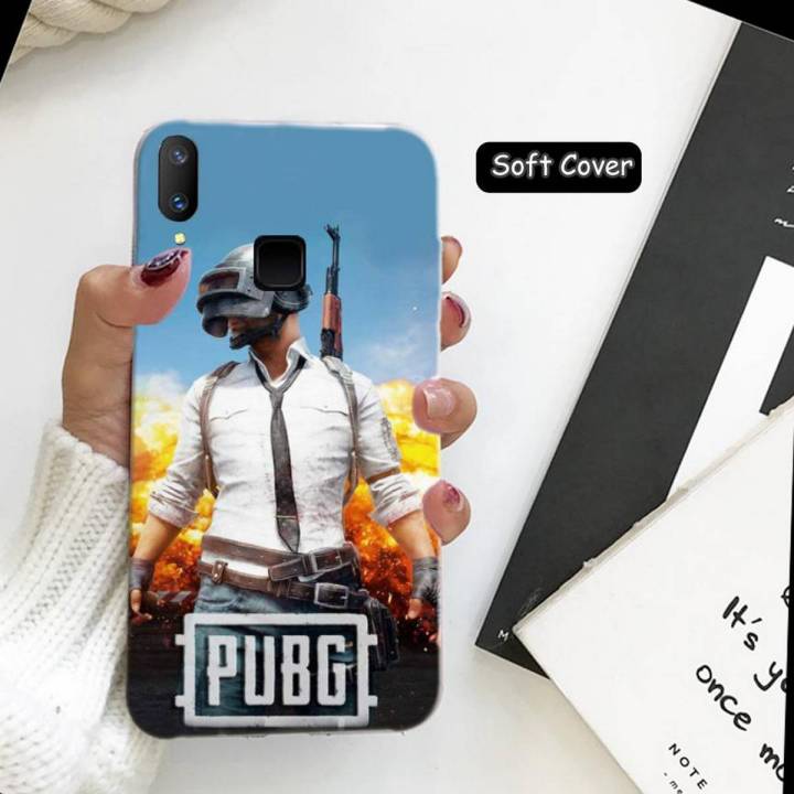 Vivo_V11 Pouch Case - PUBG Soft Back Cover Case