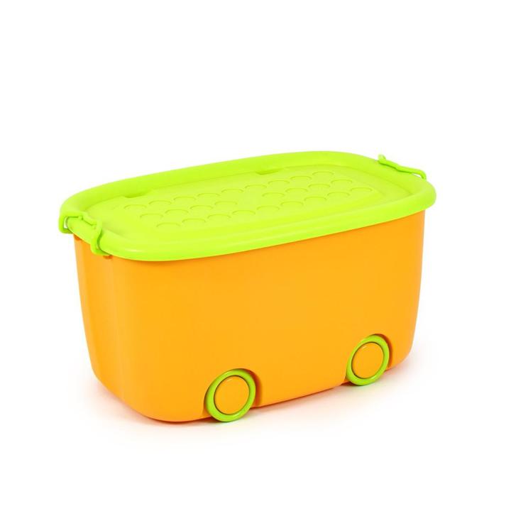 Wheel Storage Box - Multipurpose Plastic Wheel Storage Organizer For Kids & For Kitchen - Multicolor Wheel Container Available in Green, Blue, Red, Orange, Pink and Purple Colours