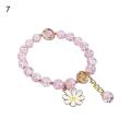 Sweet Bracelet Transparent Korean Style Faux Crystal Bracelet. 