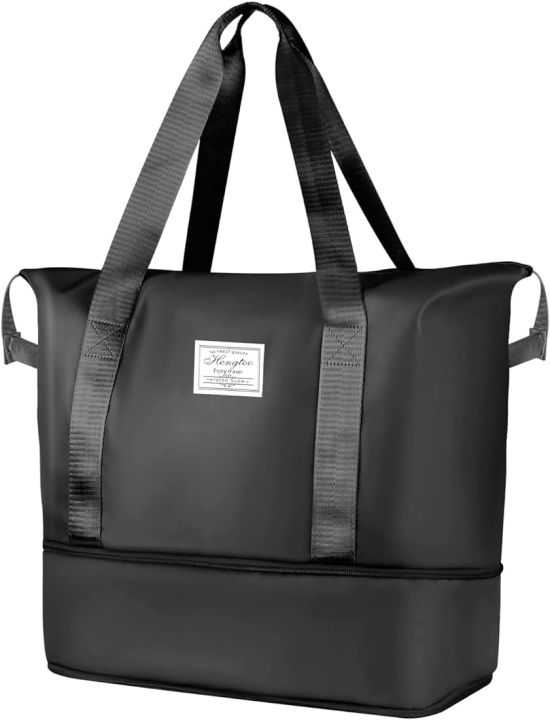 Weekender%20Bags%20for%20Women,%20Foldable%20Duffle%20Bag%20For%20Travel,%20Carry%20on%20Overnight%20Bag,%20Gym%20Bag%20Tote%20Bag%20-%20Image%207