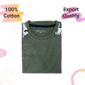 Half Sleeves T-shirt for men - Green. 
