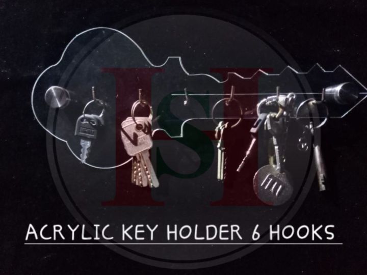 Acrylic%20Key%20Shaped%20Key%20Ring%20Holder%206%20Holes%20-%20Image%202