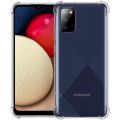 Samsung Galaxy A02s Back Cover Case | Shockproof Soft TPU Case | Cushioned Edges for Ultimate Protection (Transparent). 