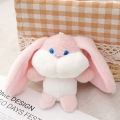 Children's cute plush toys, rabbits, big ears, rabbits, ragdolls, easy to clean, keys, pendants, dolls. 