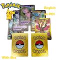 Pokemon New style PVC Diamond Shiny Cards VMAX VSTAR GX Pikachu Arceus Anime English Plastic Card children Christmas toys gifts. 