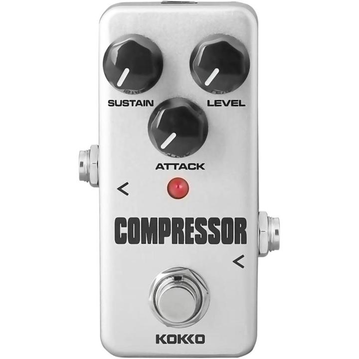 Compressor Guitar Pedal, Mini Effect Processor Circuit Universal for Guitar and Bass KOKKO