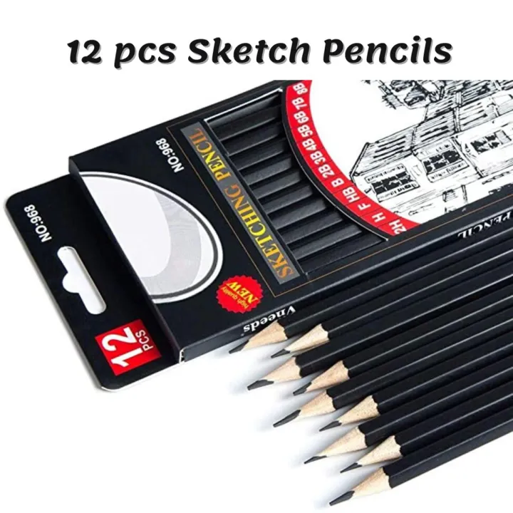 12%20Professional%20Sketch%20and%20Drawing%20Pencils%20-%20Art%20Pencils%20-%20Drawing%20Pencil%20Kit%20pack%20of%2012%20-%208B%20to%202H%20-%20Graphite%20Pencils%20for%20beginners%20and%20Pro%20Artists%20-%20Image%202