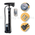 Bicycle Air Pump, High Quality Pump with Air Pressure Meter, Portable AIR Pump foot pump mini pump with Dual Nozzle Pump for Car, Threewheel, Bike and Bicycle Tyre and Ball, Balloon. 