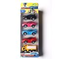 5pcs/set 1:64 Alloy Toy Car Anime Korea Cartoon Watch Car Model Toys Pull Back Miniature Educational Toys For Children. 