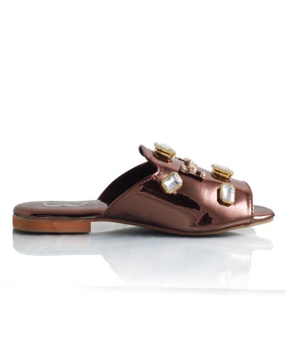 Bronze%20Faux%20Leather%20Slippers%20For%20Women%20-%20Image%205