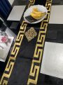 1pcs table runner set velvet and lesser desing 54 inch lanth and all colors available. 