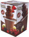 CHOCOLATE FOUNTAIN 3-TIER MINI CHOCOLATE MELTING FONDUE. 