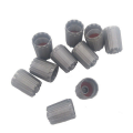 10pcs Gray Creative Car Tuning Tire Valve Stem Caps TPMS Tire Cap with Gasket Universal Nylon Exterior Parts Car Accessories. 