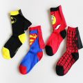 Children's Superman Clothing Socks Batman Football Socks Autumn Winter Socks. 