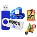 Windows 11 Pro Bootable USB Drive 64Bit 16GB USB Drive. 