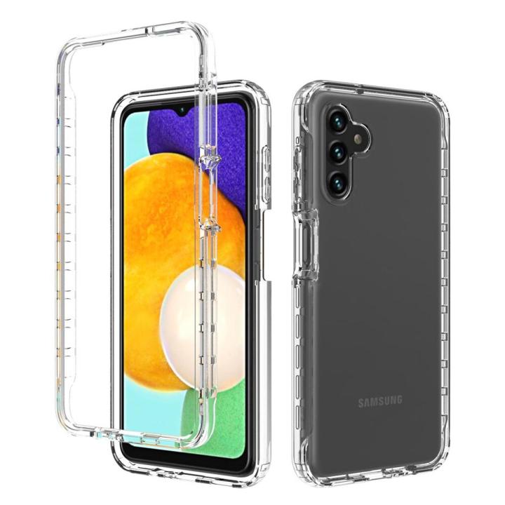 For Samsung Galaxy A13 5G / Galaxy A04S Full Body Rugged Shockproof Clear Soft TPU Bumper Case