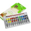 InstaOrder - 12 Pcs Acrylic Color Paint Set - 12x12ml Each Tube For Art, Craft, Calligraphy And Canvas - KeepSmiling. 