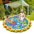 PinShang Sprinkler Pad For Kids 39'' Sprinkler Play Mat Outdoor Pool Party Water Play Toys Water Play Game For Kids Pets. 