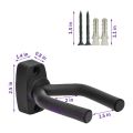 Wall Mount Guitar Holder Stand. 